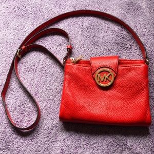Red Michael Kors CROSSBODY BAG